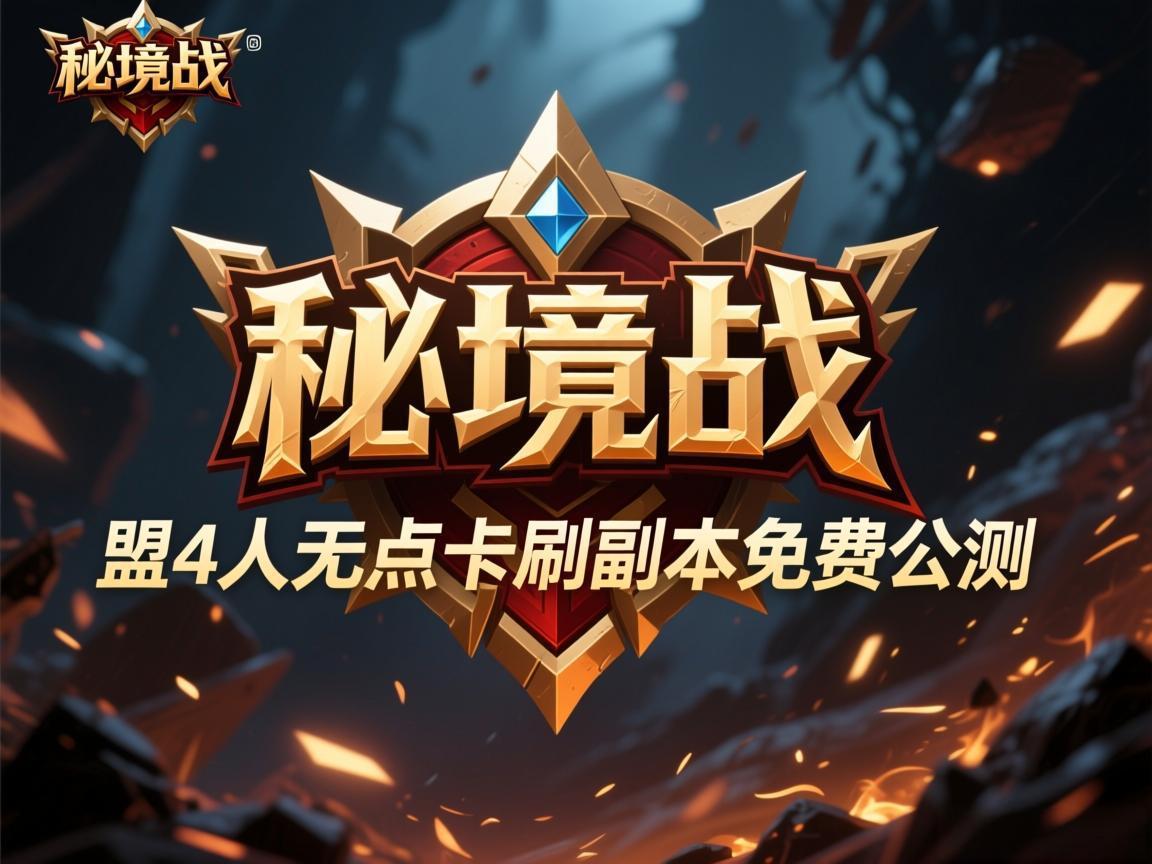 《秘境战盟：4人无点卡刷副本免费公测》